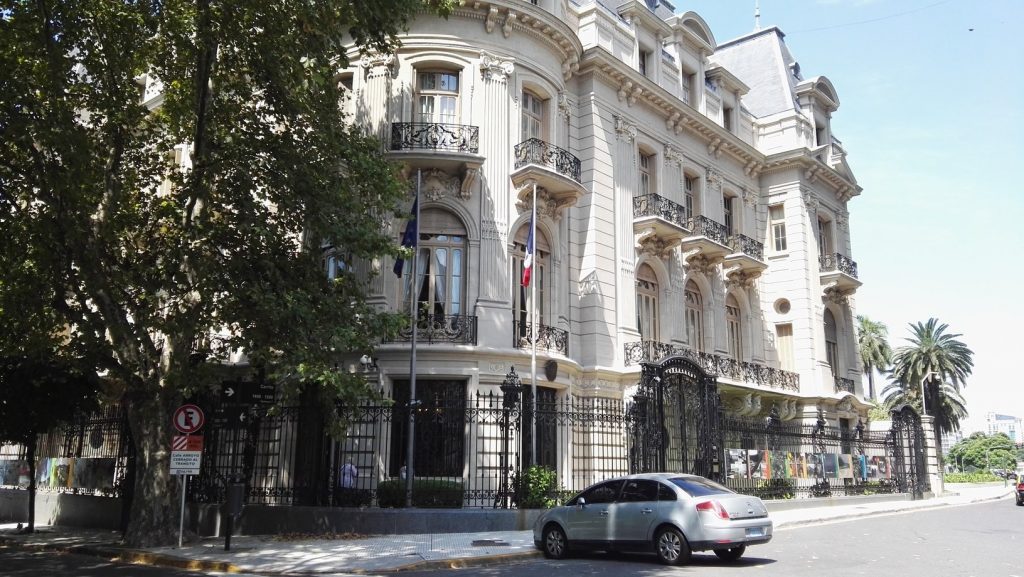 A francia nagykövetség épülete, Buenos Aires, Argentína