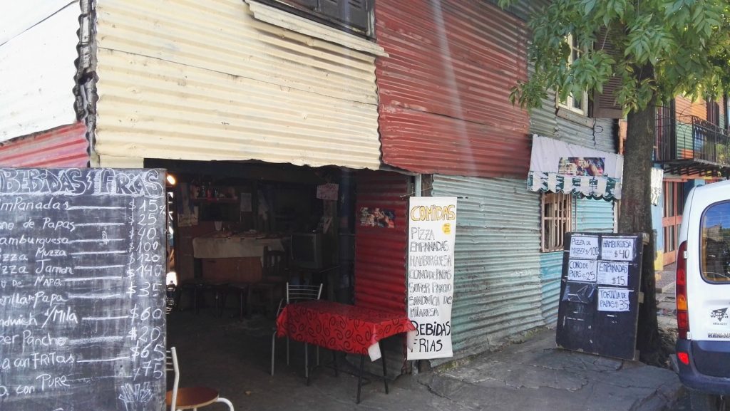 Sarki kifőzde Buenos Aires szegényebb Boca negyedében