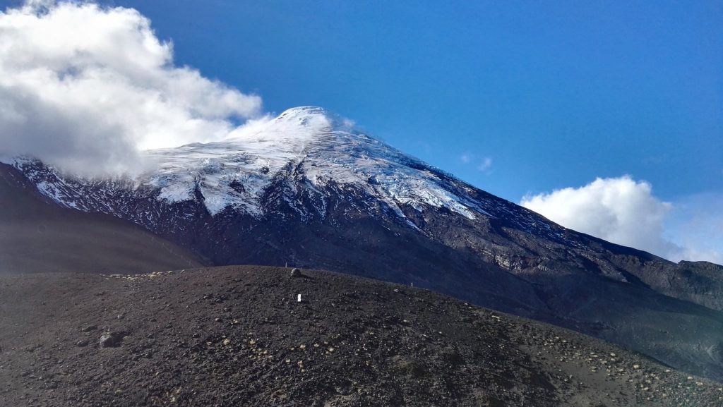 Az Osorno-vulkán havas csúcsa