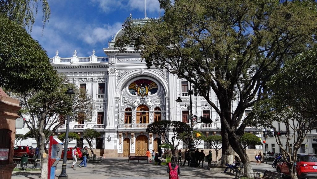 Palacio de la Gobernación, a kormányzati palota Sucréban