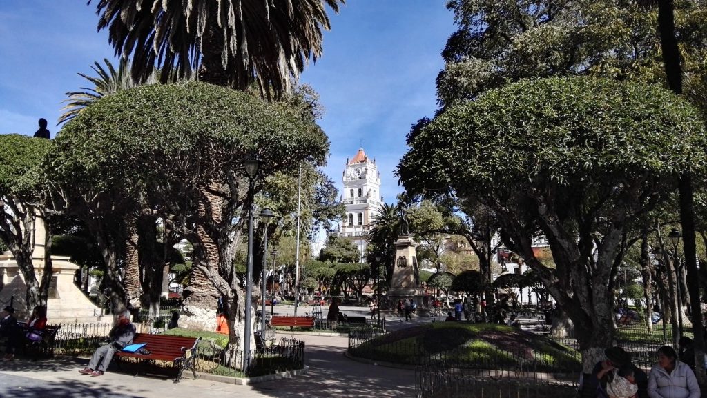 Plaza 25 de Mayo, Sucre főtere
