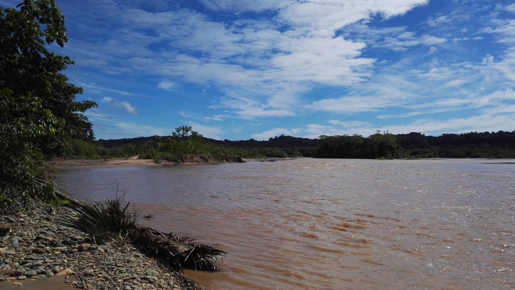 A Tuichi-folyó a Madidi Nemzeti Parkban az ecologde mellett