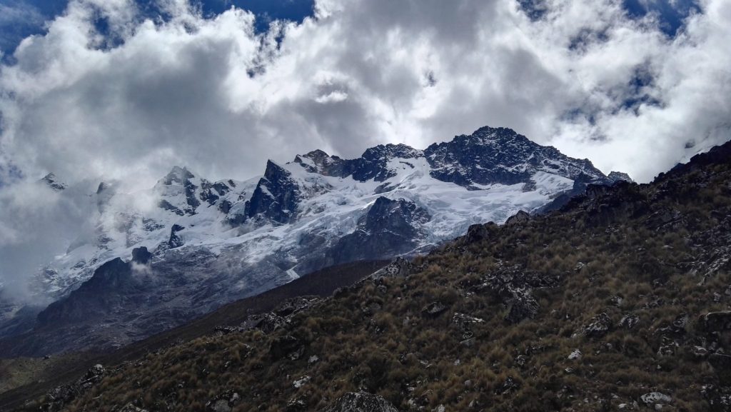 Hó és gleccserek a Salkantay-hegyen