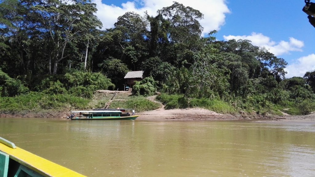 A turistaközpont kikötője a Tambopata Nemzeti Parkban