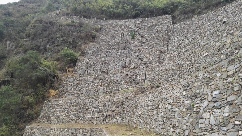 Inka mezőgazdasági teraszok és lépcsők, Paraqtepata szektor, Choquequirao