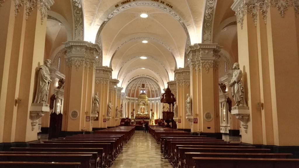 Arequipa katedrálisa belülről