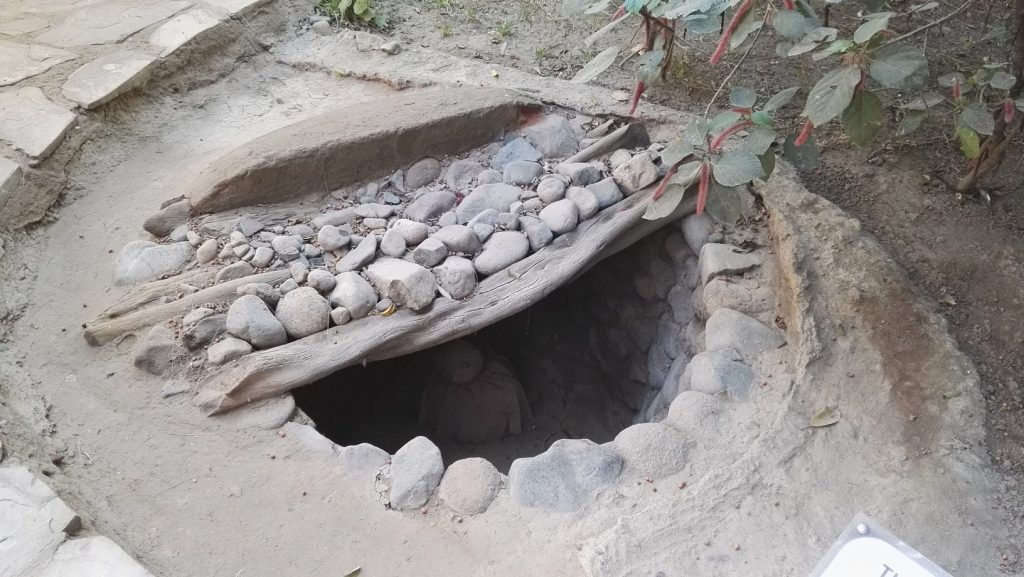 Nazca sírhely rekonstrukciója