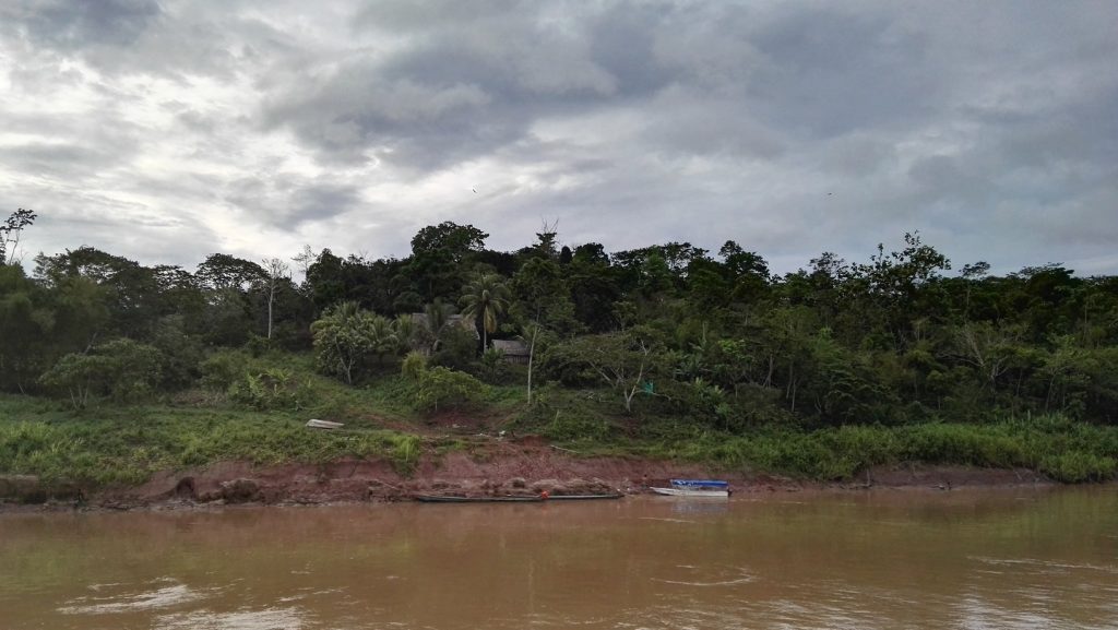Lakóházak az amazóniai esőerdőben