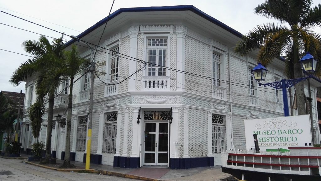 A Casa Morey csempeborítású villa Iquitosban