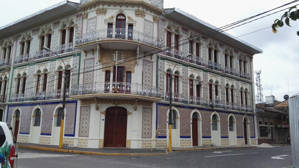 A volt Hotel Palace Iquitosban, ma a katonai helyőrség épülete